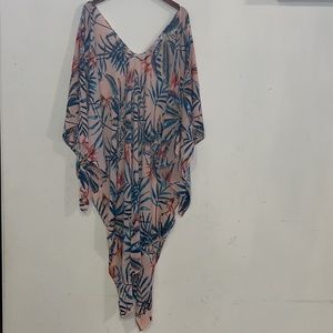 Izzy & Lola Tropical Print Swim Cover-Up